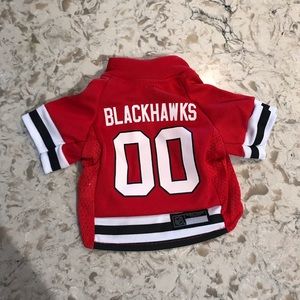 XS Blackhawks Dog Jersey